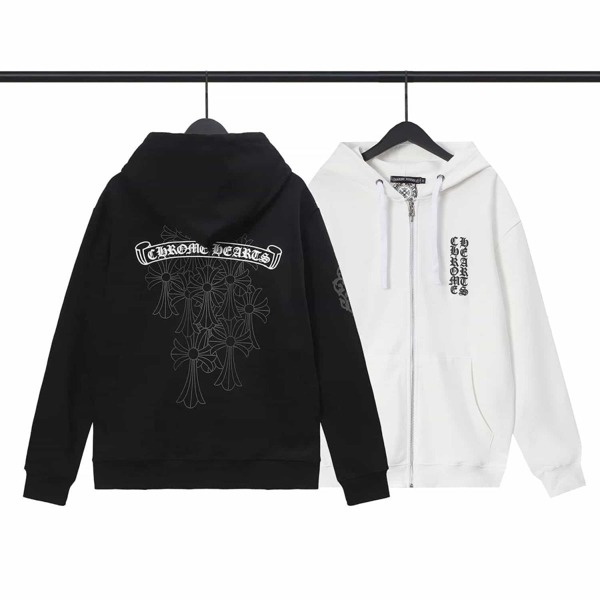 Zip-up Chrome Hearts Hoodie 3f02e362b1b42627d7df46e93e9bc585