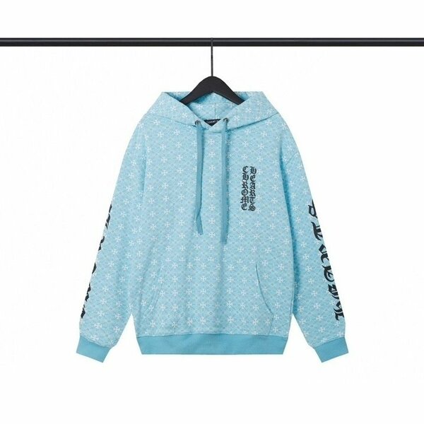 Chrome Heart Hoodie Blue 834b66bd 5b61 4d4c a7e6 e225e8aec032