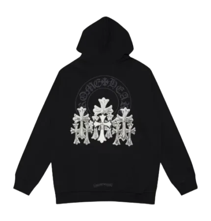Chrome Hearts Hoodie – Black Multiple Cross