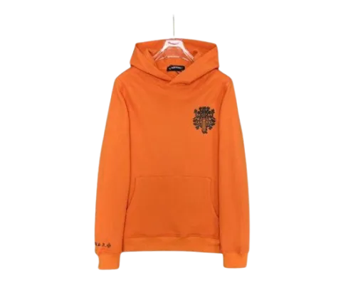 Beautiful High Quality Unisex Pullover Streetwear Unique Style Orange Hoodie 510x408 1