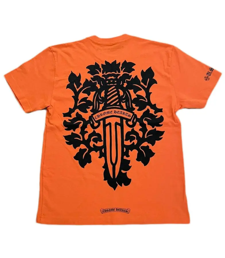 Orange Chrome Hearts Shirt 2 1