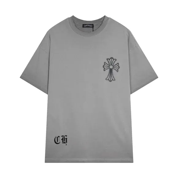 grey chrome hearts shirt