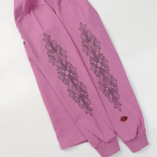 imgi 49 Chrome Hearts Sanskrit Cross Printed Long Sleeve T shirt3 510x510 1